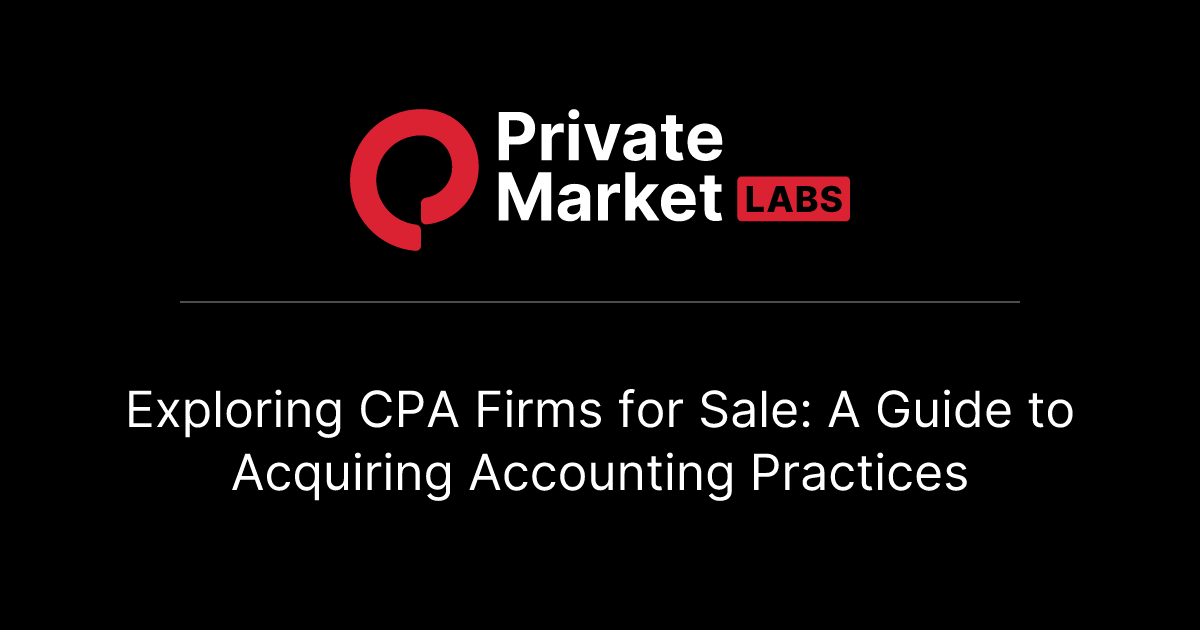 Exploring CPA Firms for Sale A Guide to Acquiring Accounting Practices